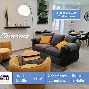 Appartement L'harmonie 72m² - 2 Chambres - 2 Sdb - Hyper Centre, Lourdes