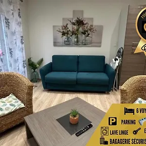 Apartment Superbe T3 Avec Parking Et Terrasse En Plein Centre-ville, Lourdes